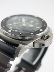Panerai Luminor Submersible Titanium Black Dial 47mm Automatic Mens PAM00389