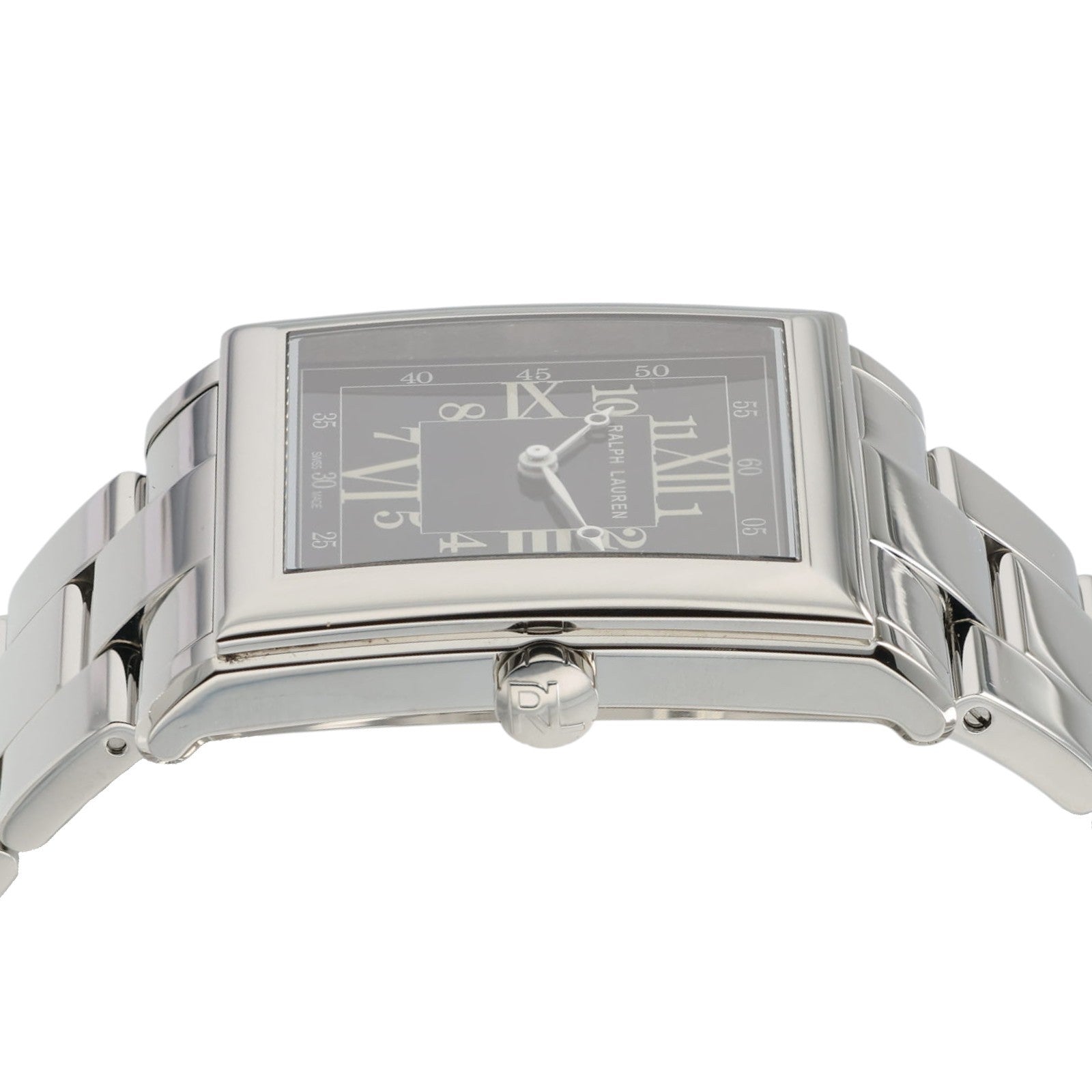 NEW Ralph Lauren 867 Black Dial Stainless Steel 35mm Automatic Men's Watch