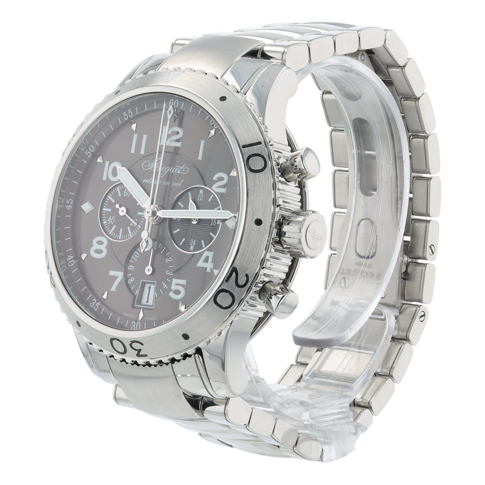 Breguet Type XXI Flyback Chrono Grey Dial Steel 42mm Automatic Men’s Watch 3810