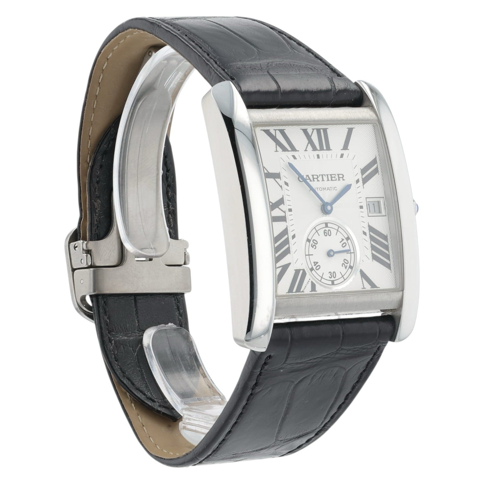 Cartier Tank MC Automatic Large Model Stainless Steel Men's Watch W5330003