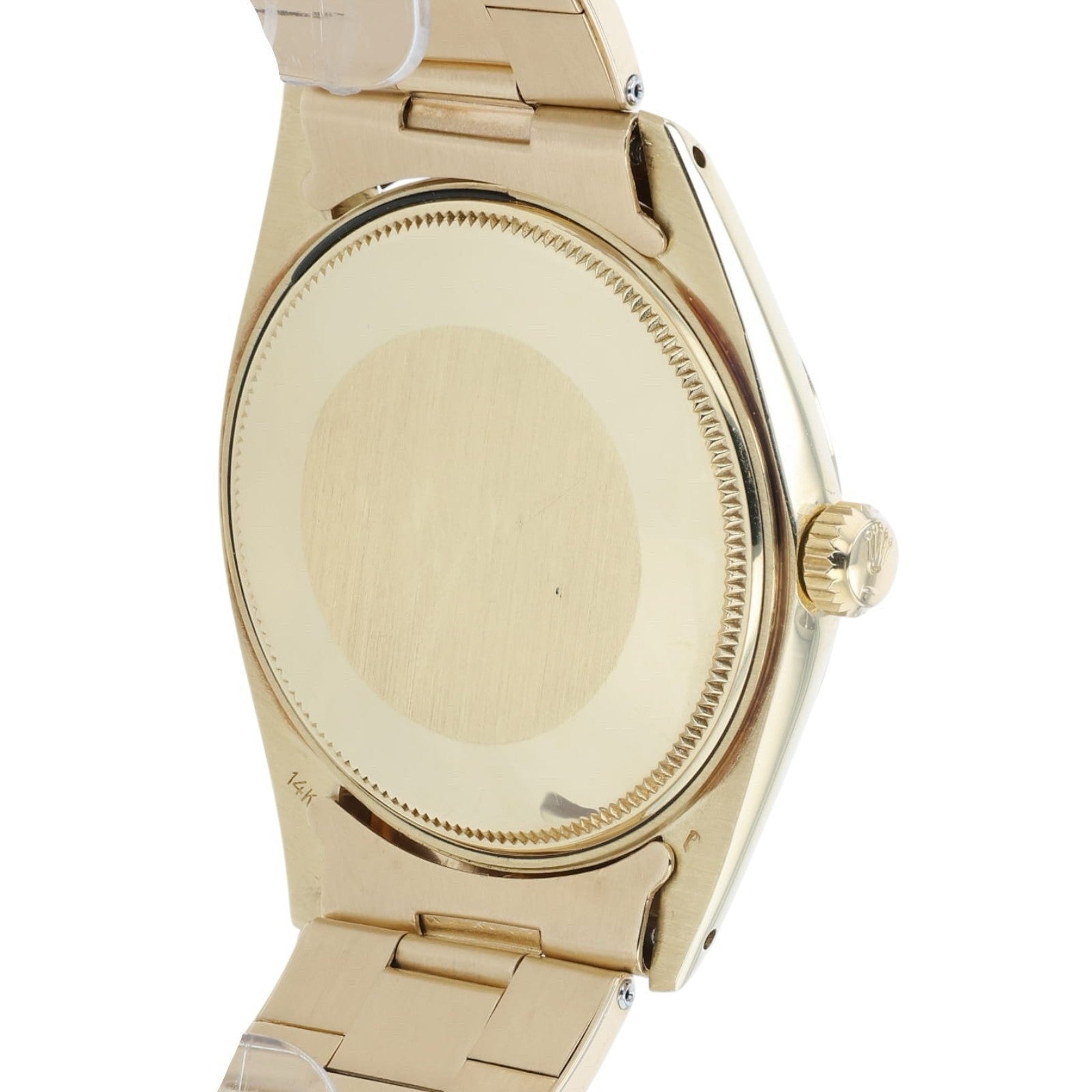 Rolex Oyster Perpetual White Dial 14k Yellow Gold 34mm Automatic Mens Watch 1503