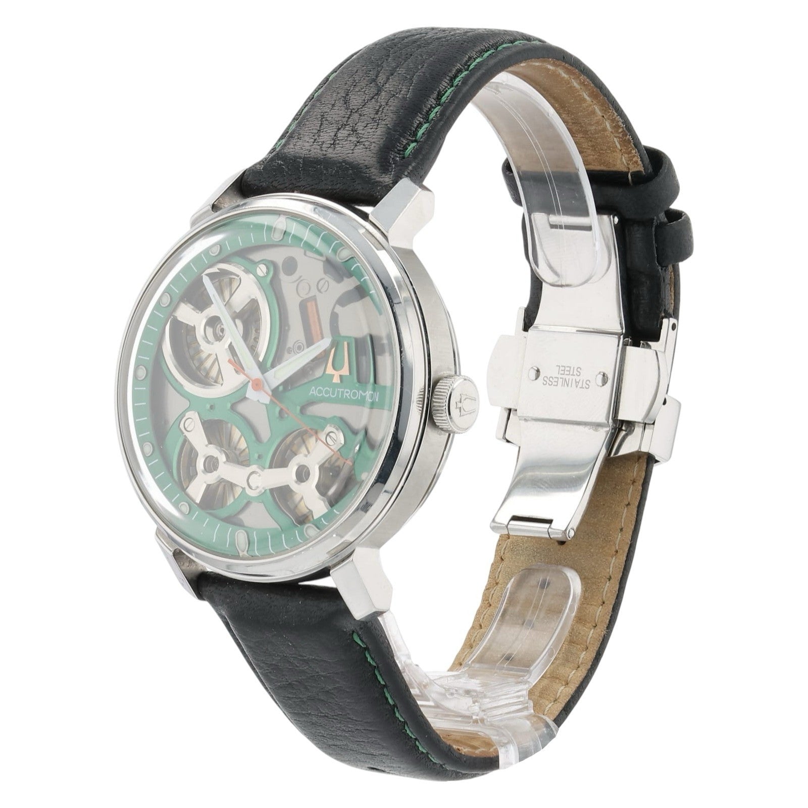 Accutron Spaceview Green Dial Stainless Steel 43.5mm Automatic Men’s 2ES6A002