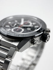 TAG Heuer Carrera Calibre Heuer 01 Black Skeleton CAR2A1W Automatic 43mm W/ B&P