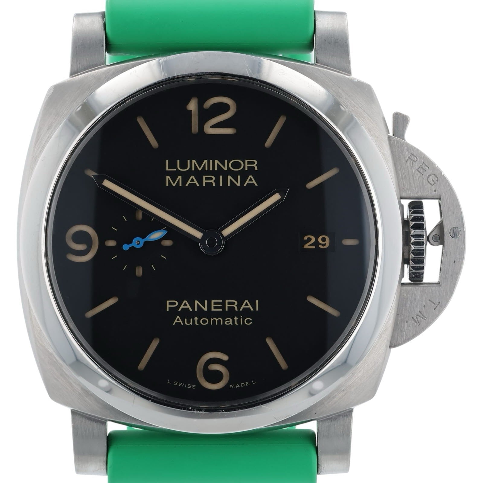 Panerai Luminor Marina Stainless Steel Black Dial 44mm Auto Mens Watch PAM01312