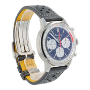 Breitling Top Time Stainless Steel Black Dial 41mm Automatic Mens Watch AB0176