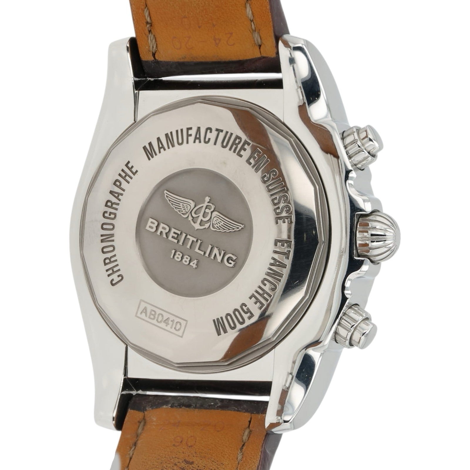 Breitling Chronomat Silver Dial Stainless Steel 47mm Automatic Movement AB0410