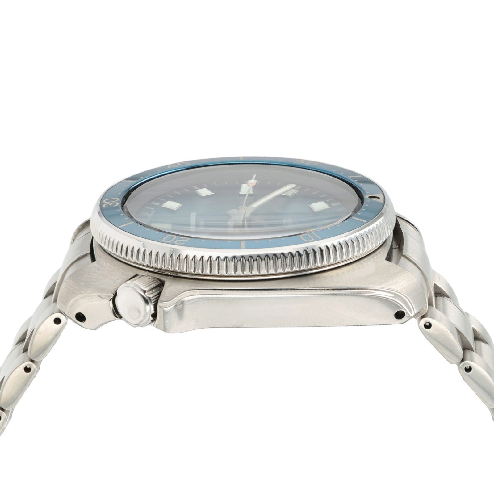 Seiko Divers Blue Dial Date Stainless Steel 44mm Automatic Men's Watch SLA063