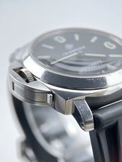 Panerai Luminor Base Logo Men's Black Watch - PAM00000 Manual Wind B&P 2012