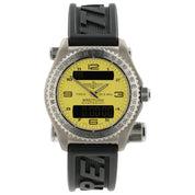Breitling Emergency Mission Yellow Dial Titanium 43mm Quartz Men’s Watch E56321