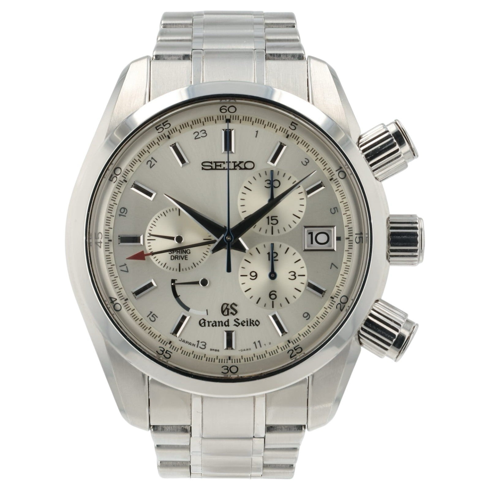 Grand Seiko Spring Drive Silver Dial Stainless Steel 43mm Automatic Mens SBGC001