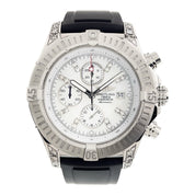 Breitling Super Avenger Steel MOP Dial Diamonds 48mm Automatic Mens Watch A13370