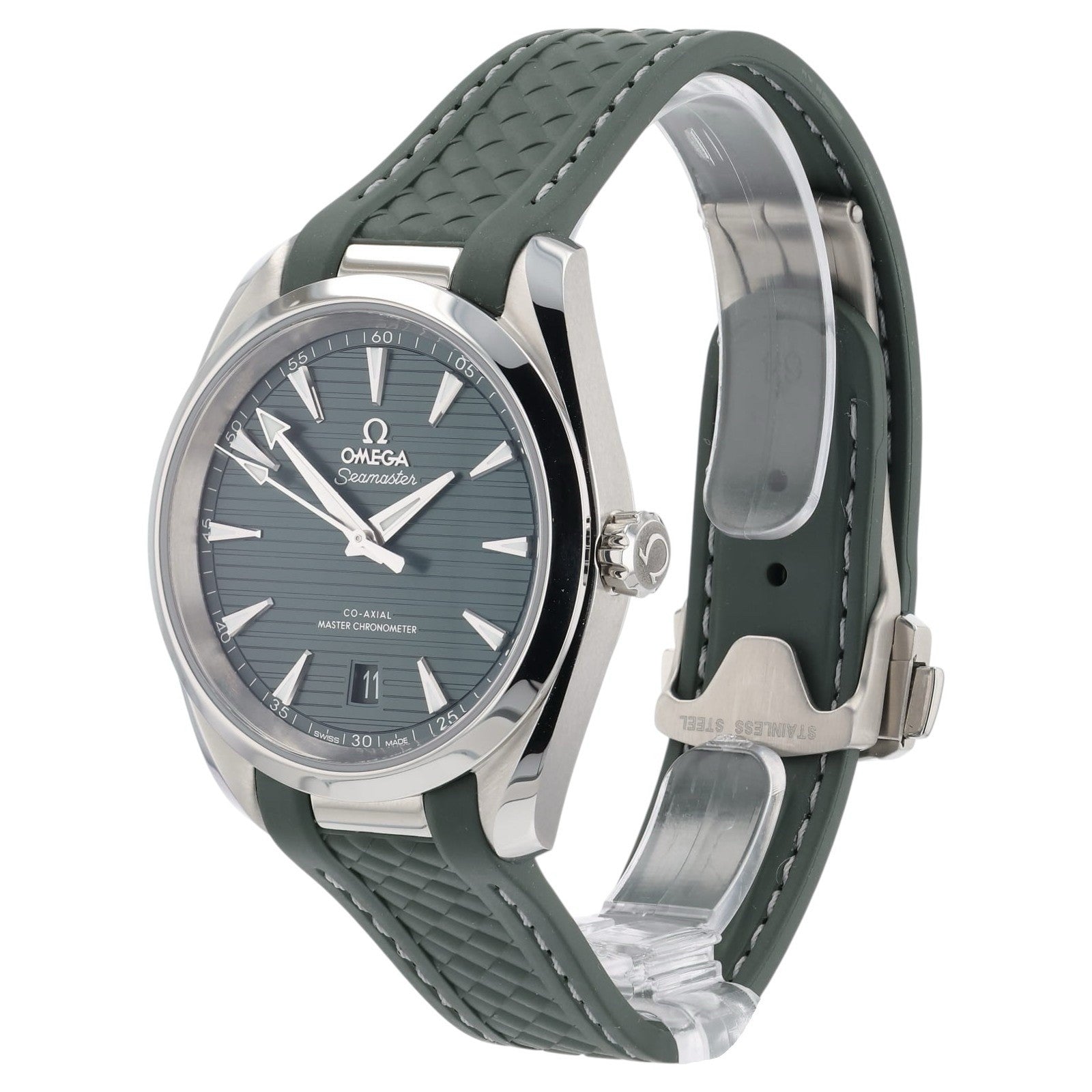Omega Aqua Terra Green Dial Stainless Steel 38mm Automatic 220.13.38.20.10.001