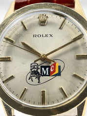 Rolex Model 7002 Automatic Movement Men’s 35mm 14K GF MC Printing Logo Dial