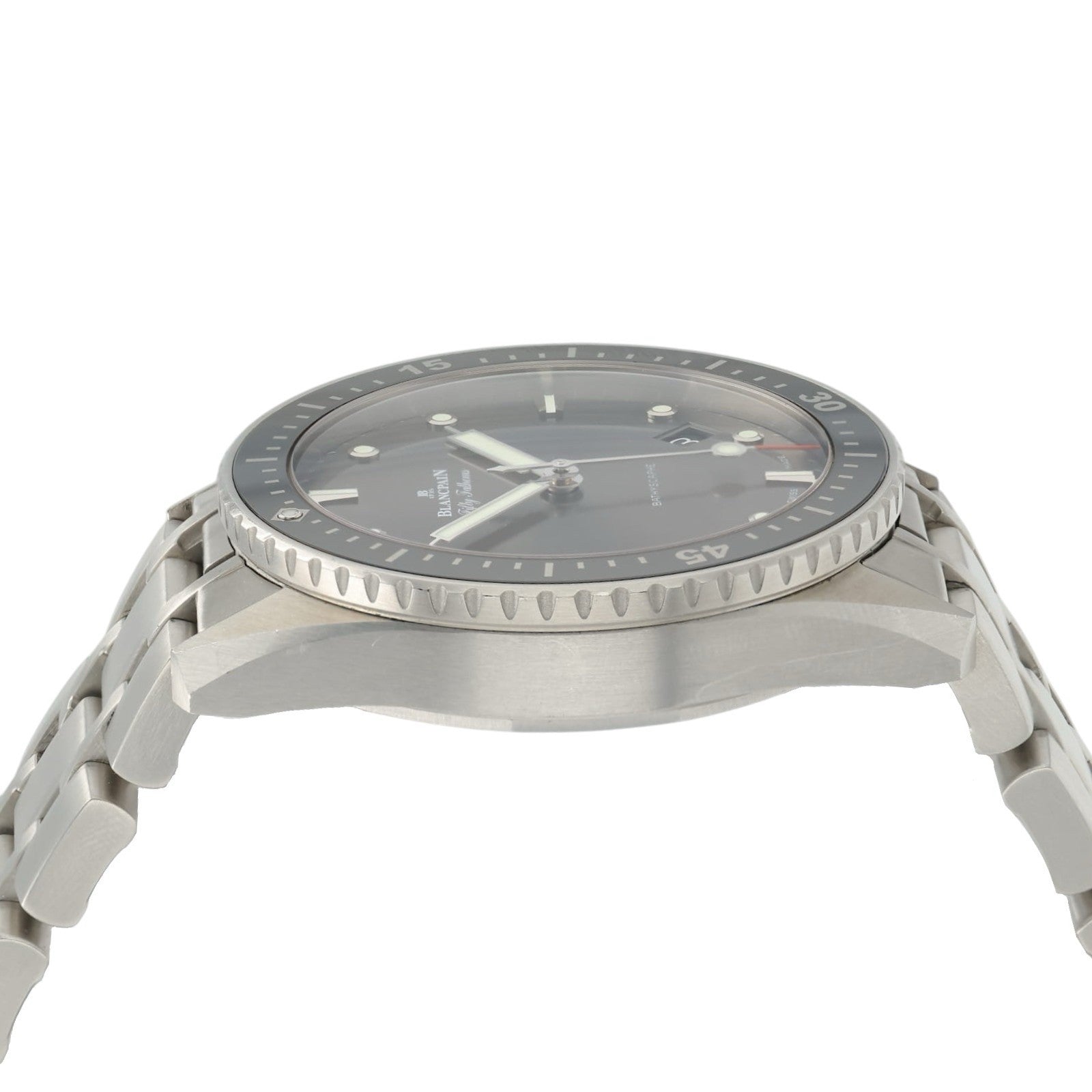 Blancpain Fifty Fathoms Gray Dial Steel 43mm Automatic Men’s Watch 5000-1110-70B