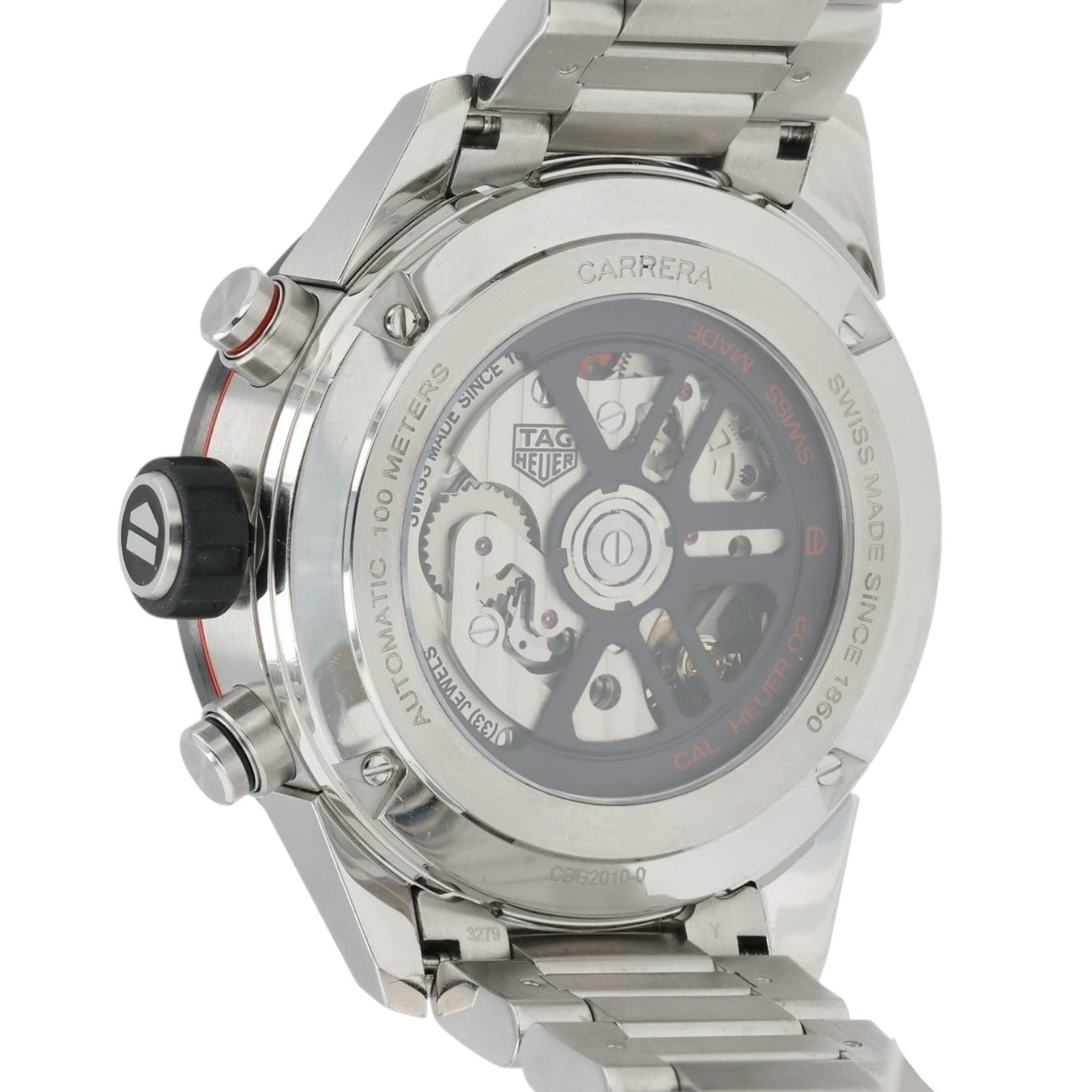 Tag Heuer Carrera Skeleton Dial Stainless Steel 43mm Automatic Men’s CBG2010
