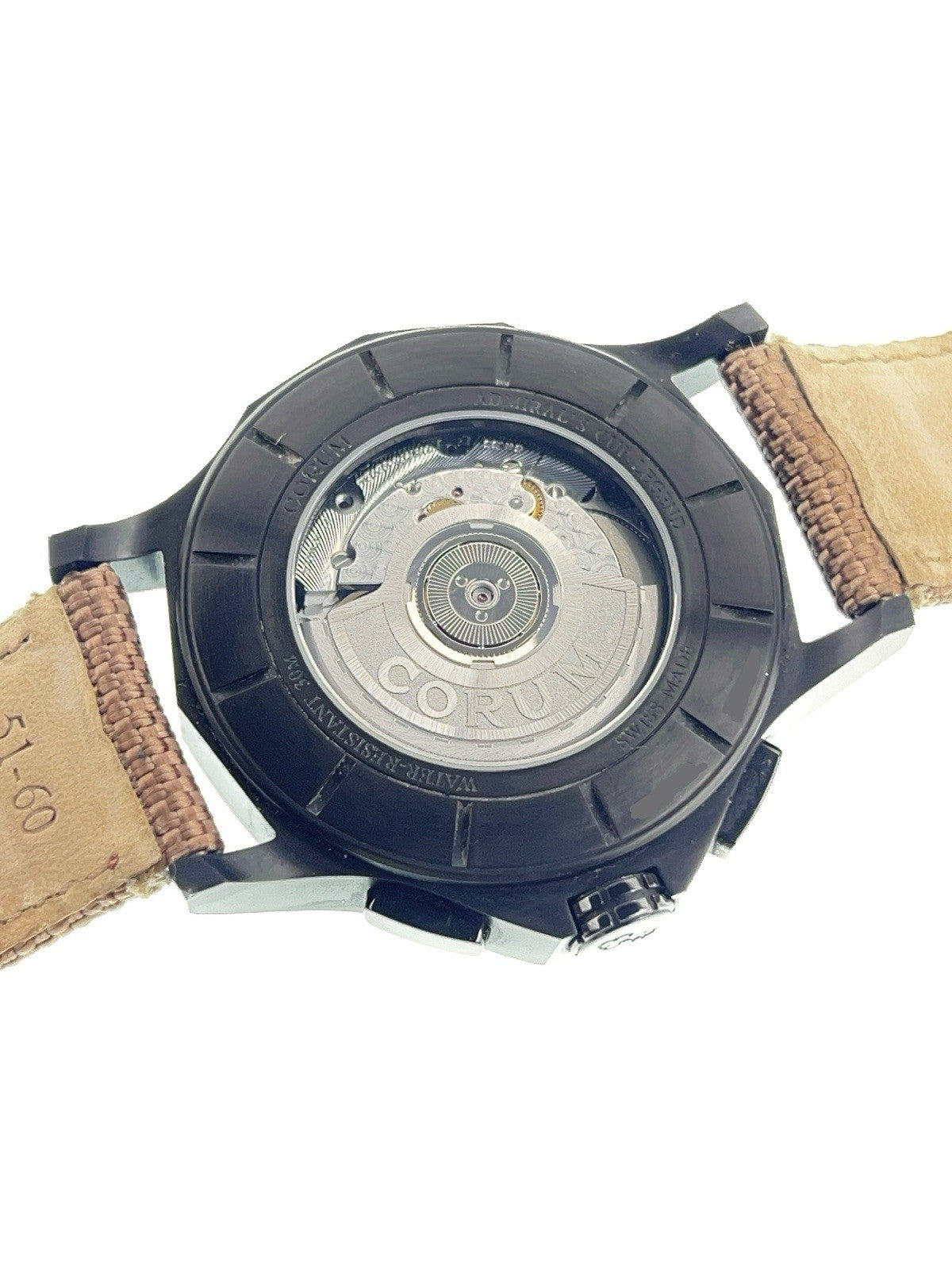 Corum Admirals Cup Stainless Steel Black Dial 42mm Automatic Men's Watch 1.0096