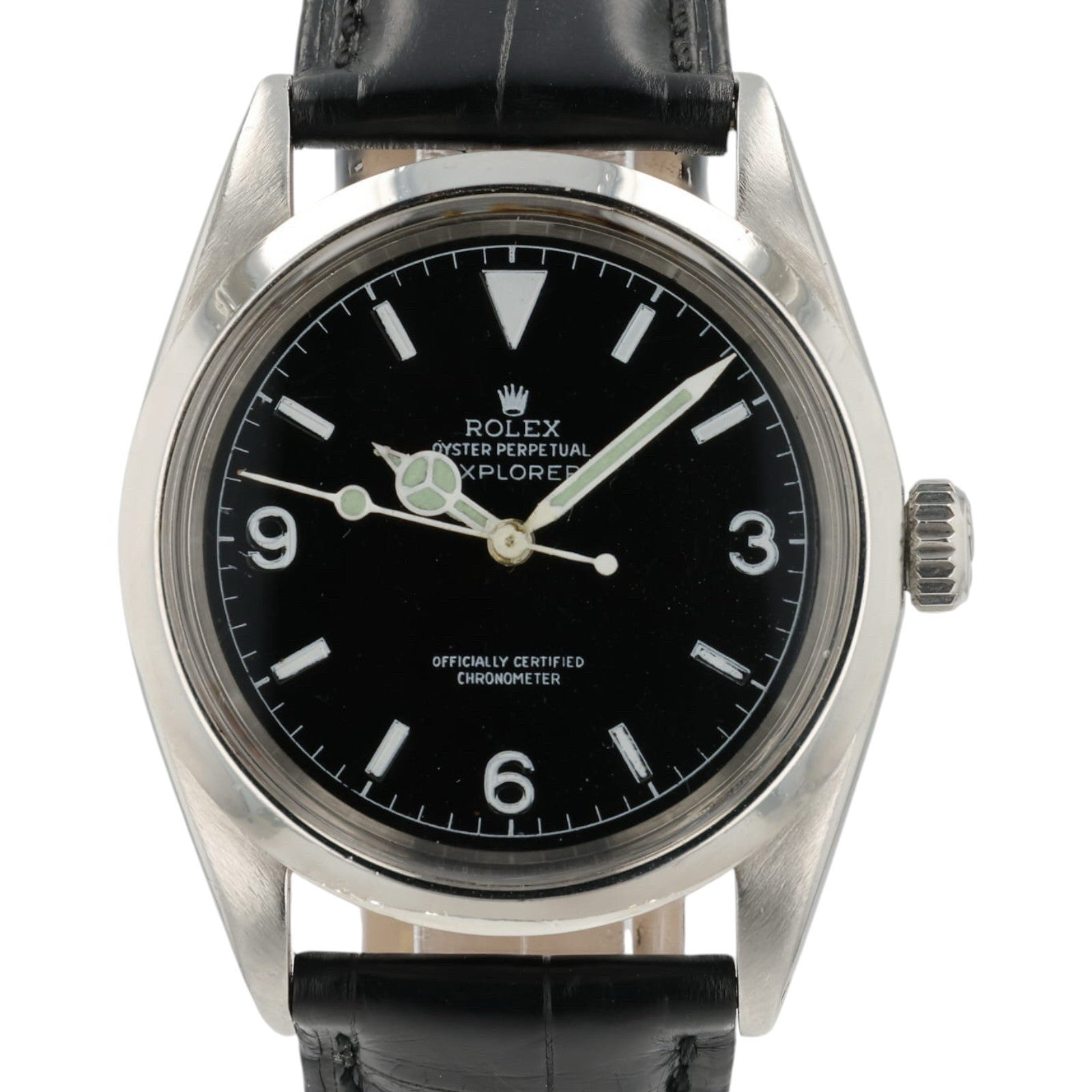 Rolex Explorer Black Dial Stainless Steel 36mm Automatic Movement Men’s 1016