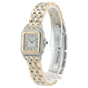 Cartier Panthere 3 Row Silver Dial Steel 22mm Quartz Women's Watch 1057917
