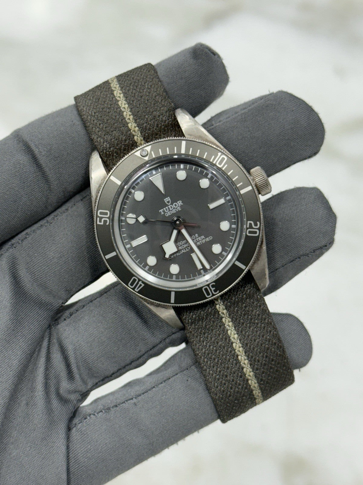 2023 Tudor Black Bay Fifty Eight 925 Silver Fabric Strap 79010SG - Box/Papers