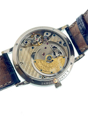 A. Lange & Sohne Langematik 18k White Gold  Black Dial 37mm Automatic 301.027