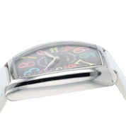 Franck Muller Crazy Hour Steel Black Dial 32mm Automatic Mens 5850 CH COL RM