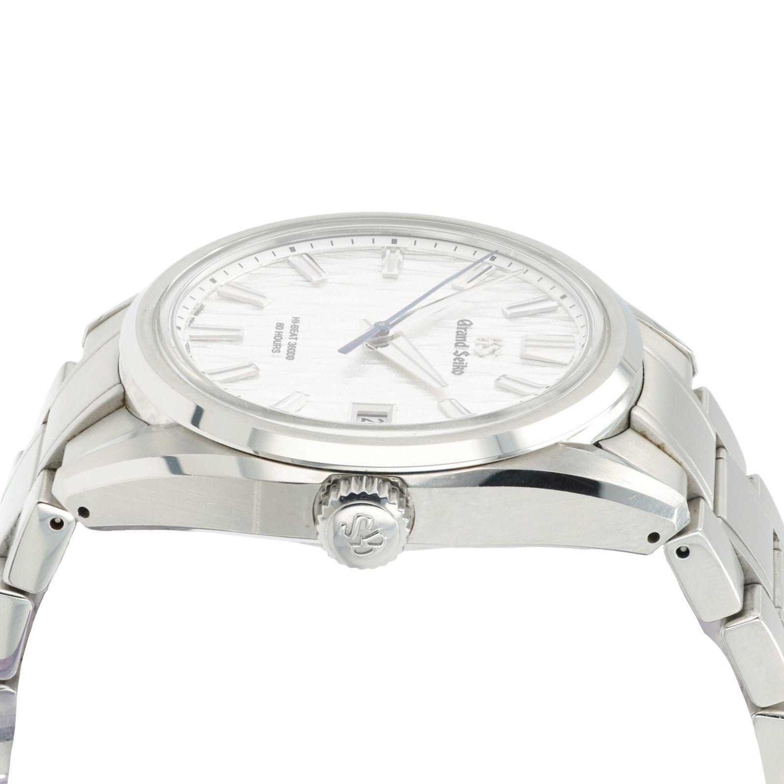 Grand Seiko Hi-Beat Evolution 9 Collection Silver Dial Steel 40mm Mens SLGH005
