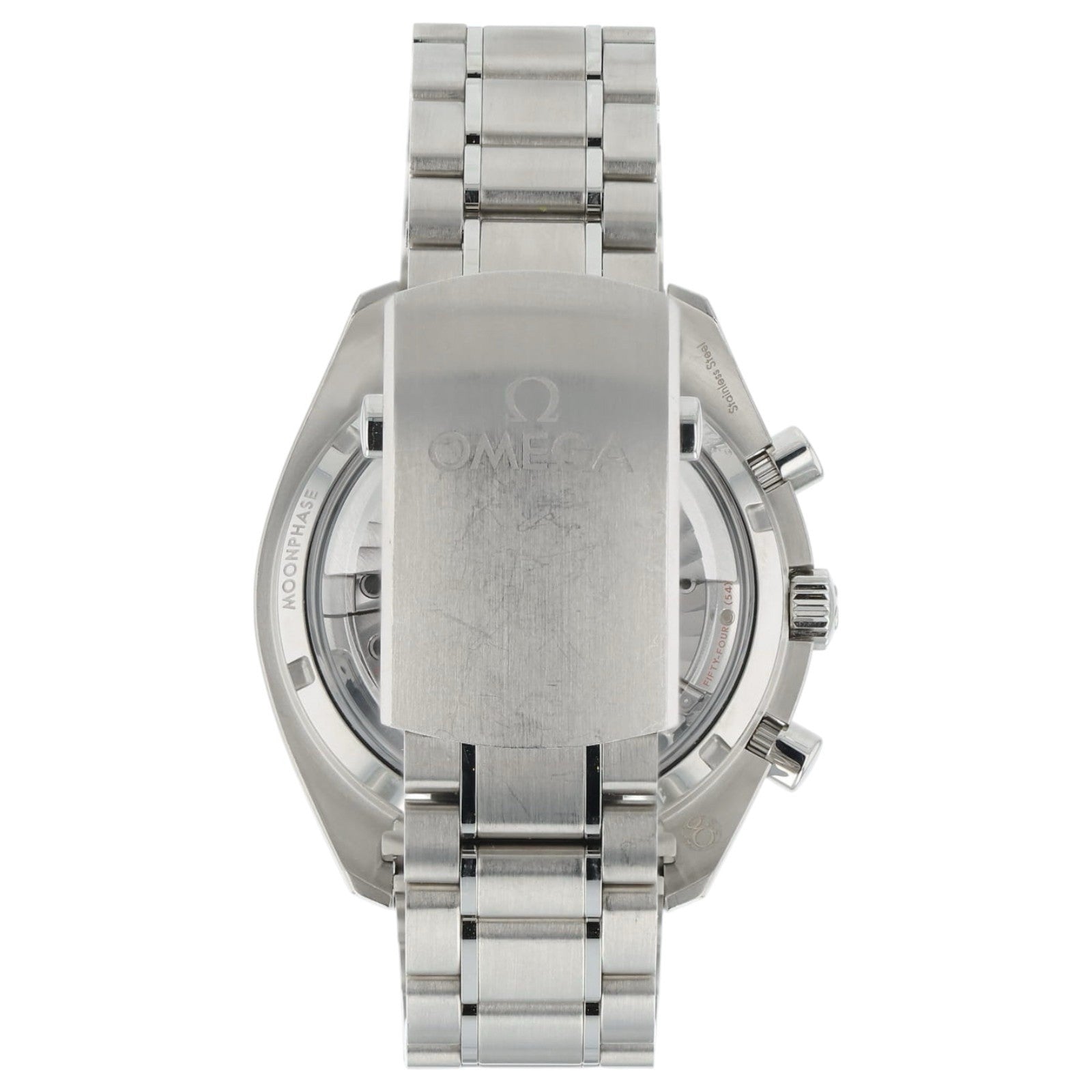 Omega Speedmaster Moonphase Steel Black Dial 44.25mm Mens 304.33.44.52.02.001