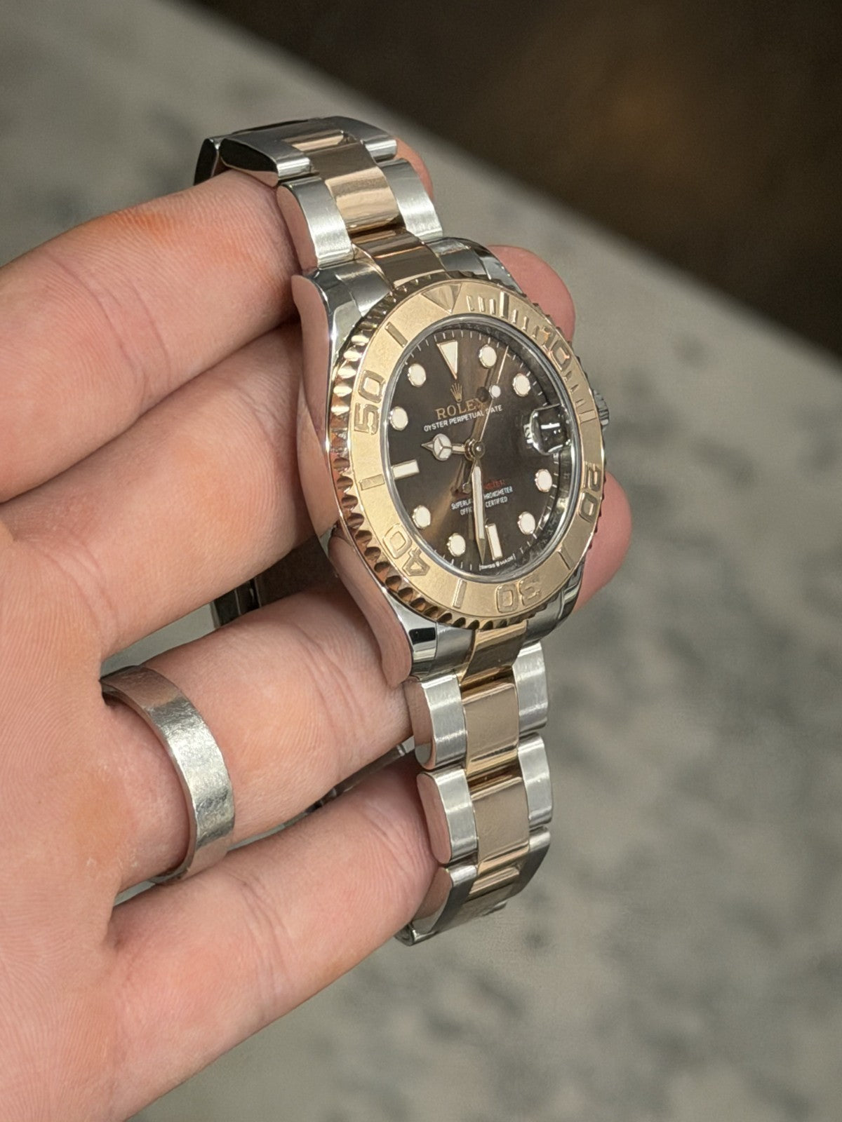 Rolex YM Chocolate Dial 37mm Automatic Watch 268621- Custom Listing for Ron W.