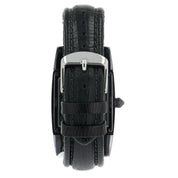 De Grisogono Uno Dual Time Steel Black Dial 33mm Automatic Unisex 861/1300-3