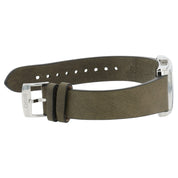 Oris Rectangular Stainless Steel Green Dial 25x38mm Automatic Mens Watch 7783