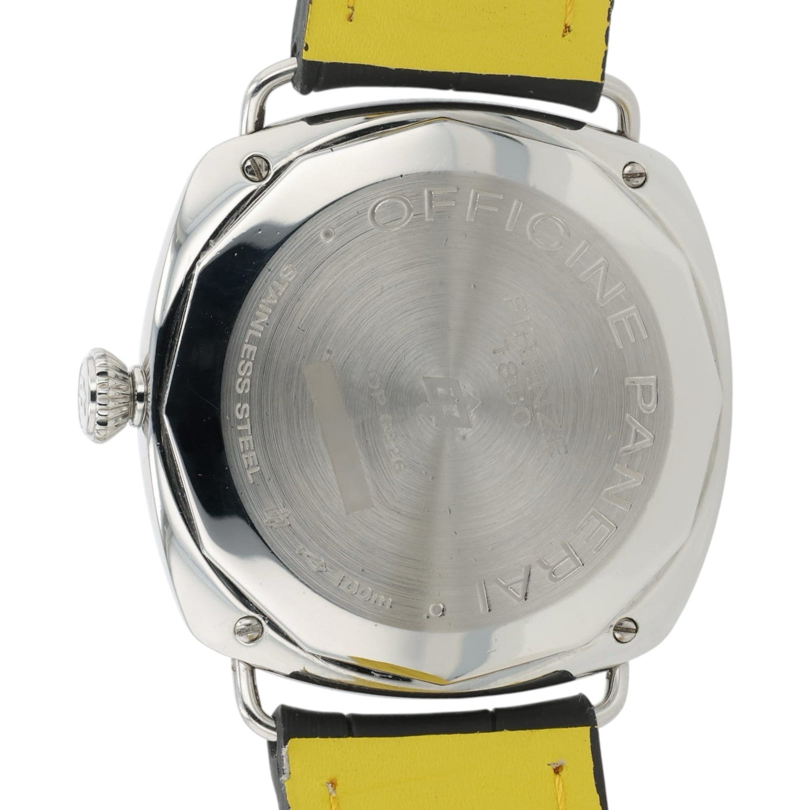 Panerai Radiomir Black Dial Stainless Steel 45mm Manual Wind Mens Watch PAM00380
