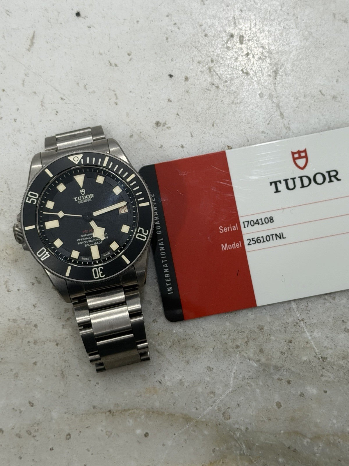 2018 Tudor Pelagos LHD Men's Automatic Titanium Watch 25610TNL - Box/Paper
