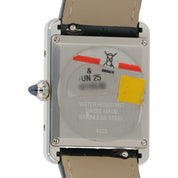 2025 Cartier Tank Stainless Steel Black Dial 25mm Quartz Men’s Watch WSTA0072