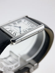 Cartier Tank Solo Quartz Movement 27x37mm Silver Dial WSTA0028 Stainless Steel