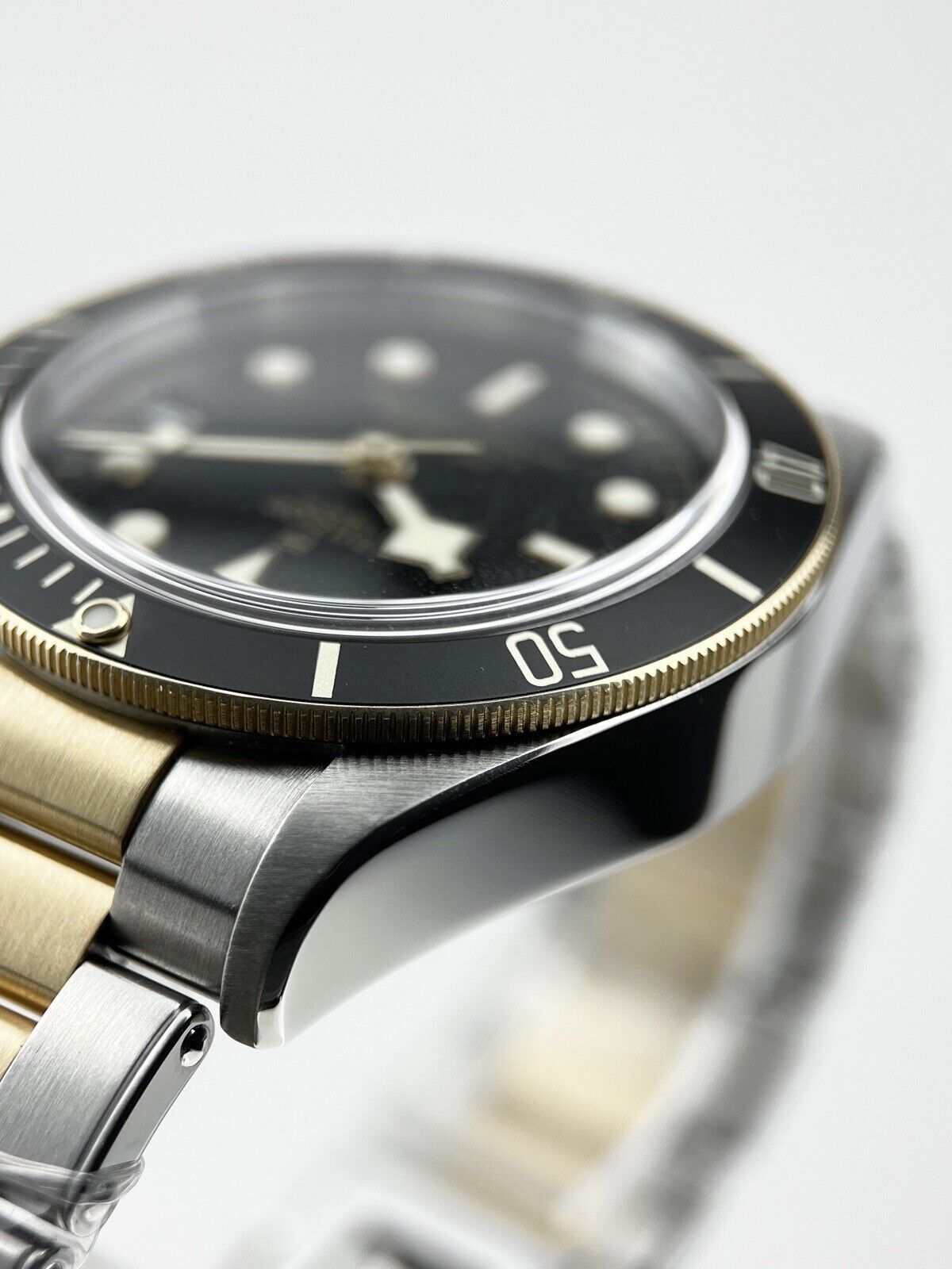 2021 TUDOR Heritage Black Bay S&G 79733N Date 2-Tone 18k Gold Automatic Watch