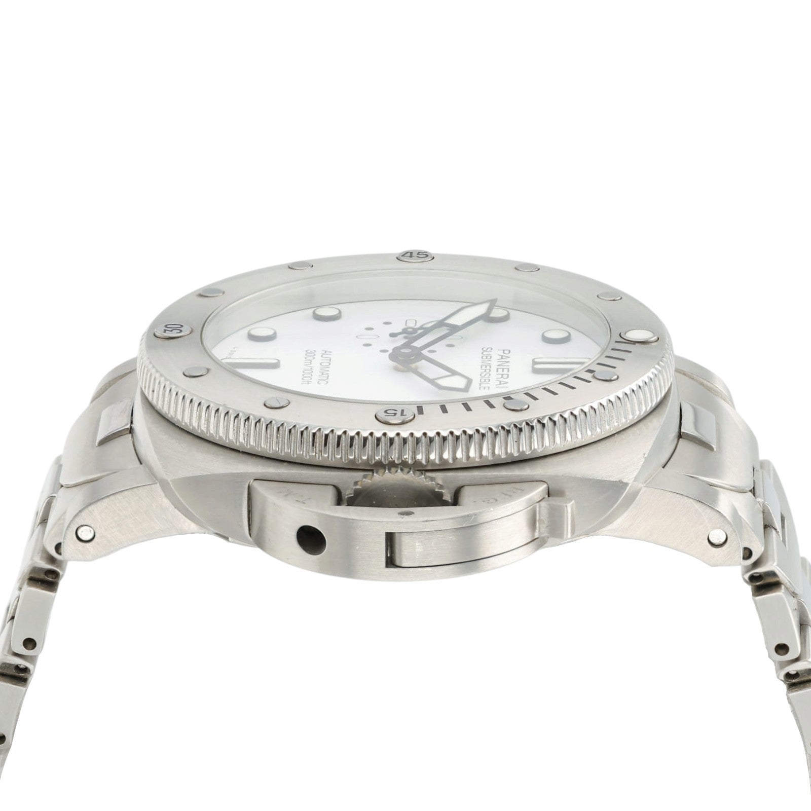 Panerai Submersible White Dial Stainless Steel 44mm Automatic Mens PAM01226