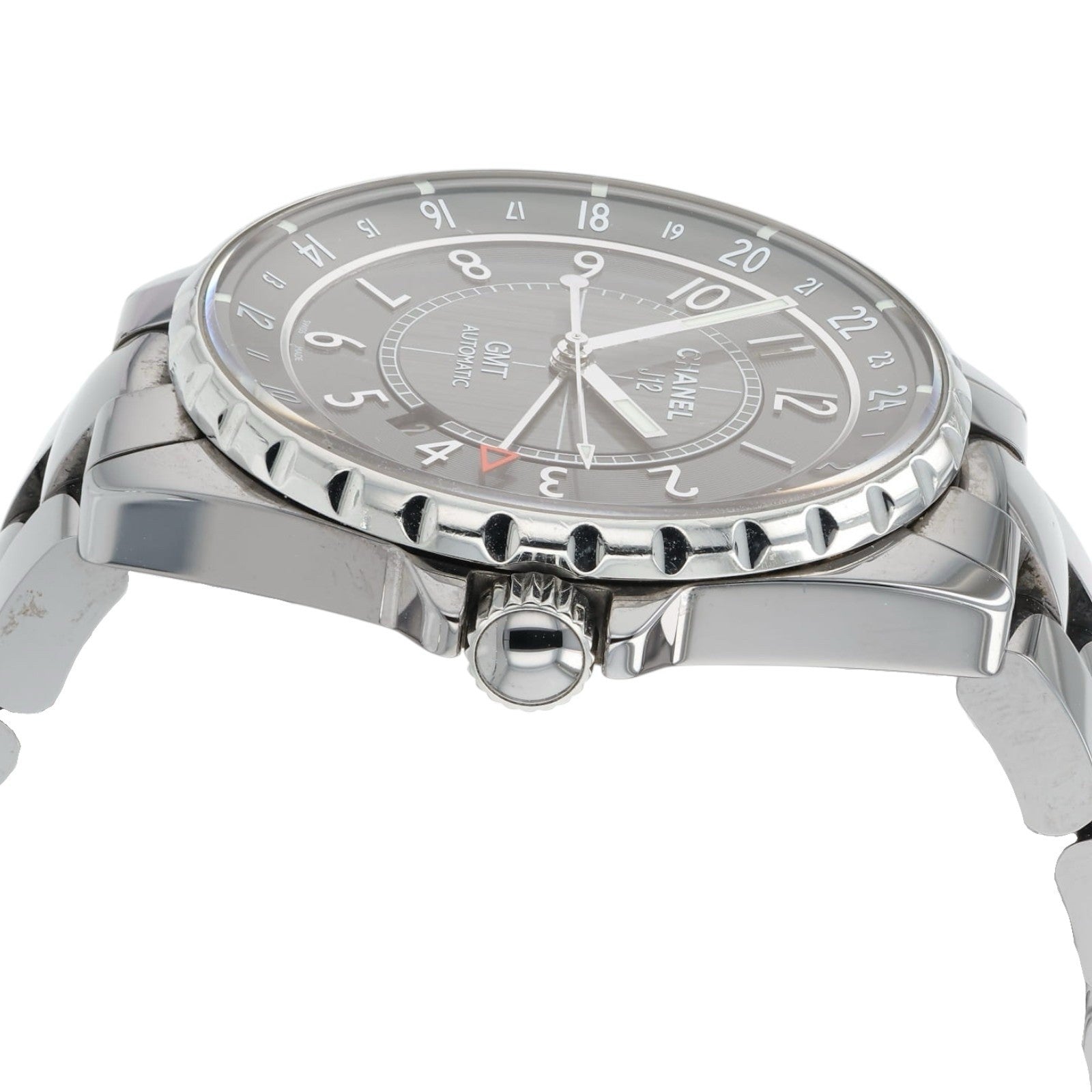 Chanel J12 Chromatic GMT 41mm H3099 Automatic Grey Dial Men's Watch