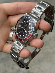 2018 Tudor Black Bay GMT Pepsi Black Dial Stainless Steel Men's Watch 79830RB