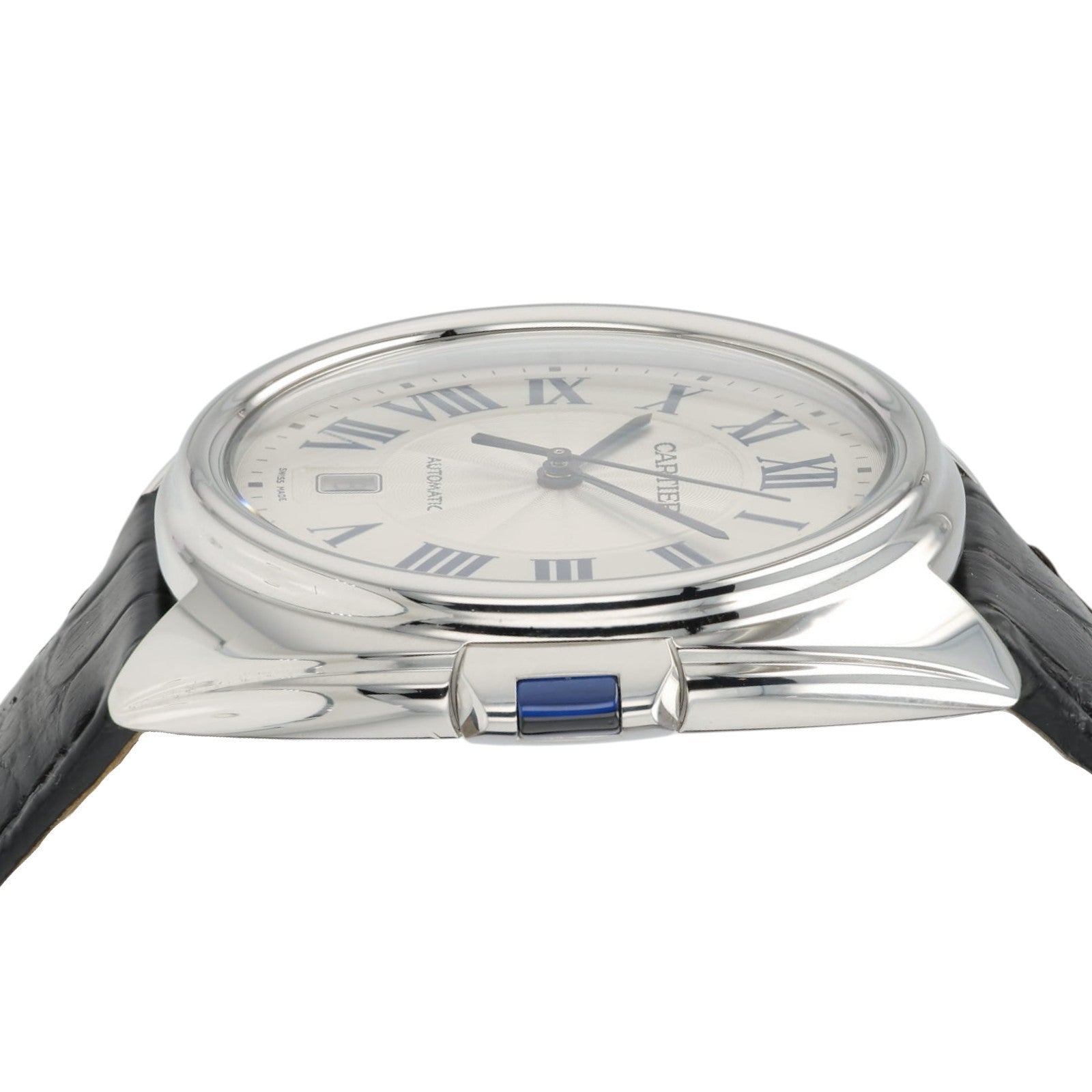 Cartier Cle de Cartier Silver Dial Stainless Steel 40mm Automatic Men's WSCL0018