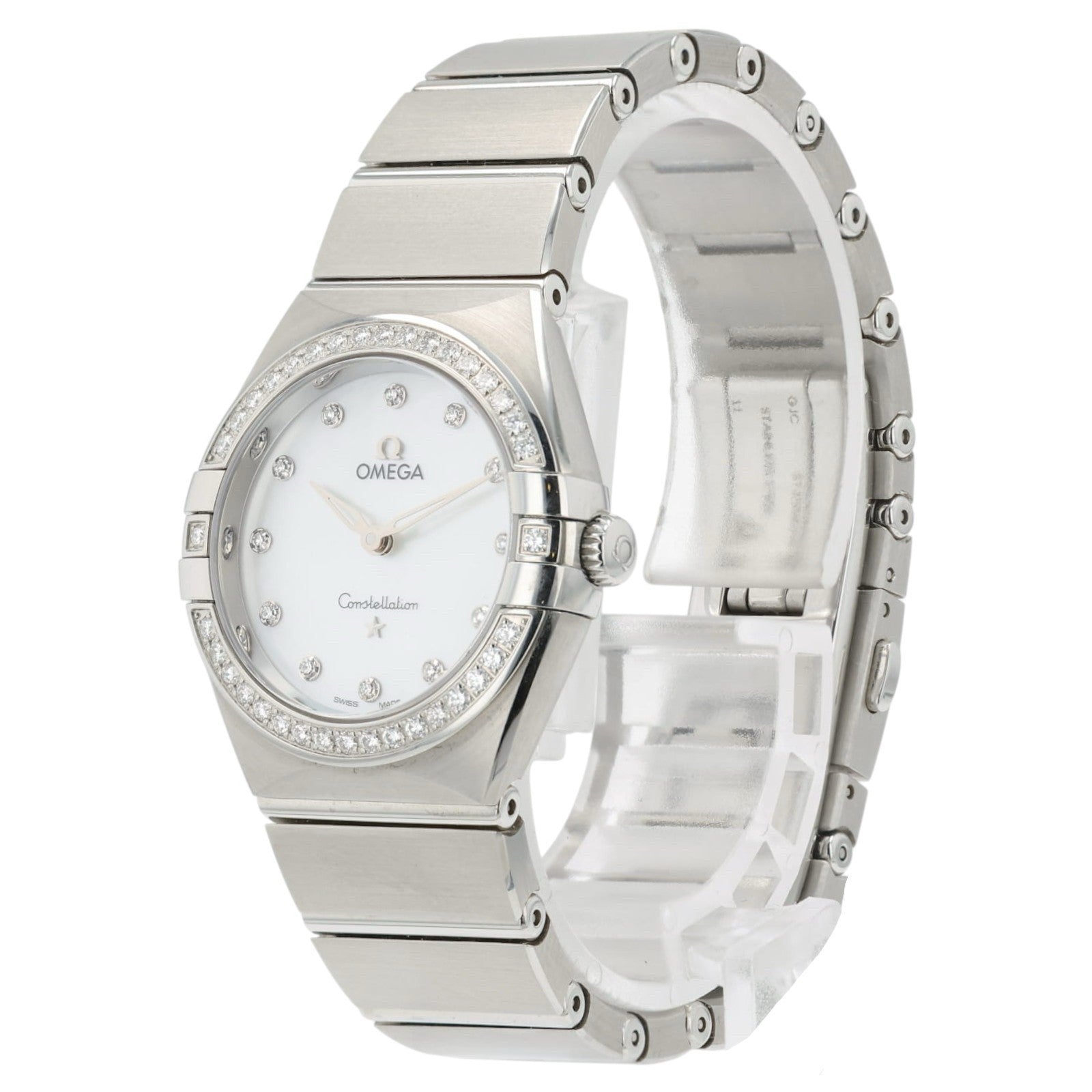Omega Constellation MOP Dial Steel 28mm Quartz Women's Watch 131.15.28.60.55.001