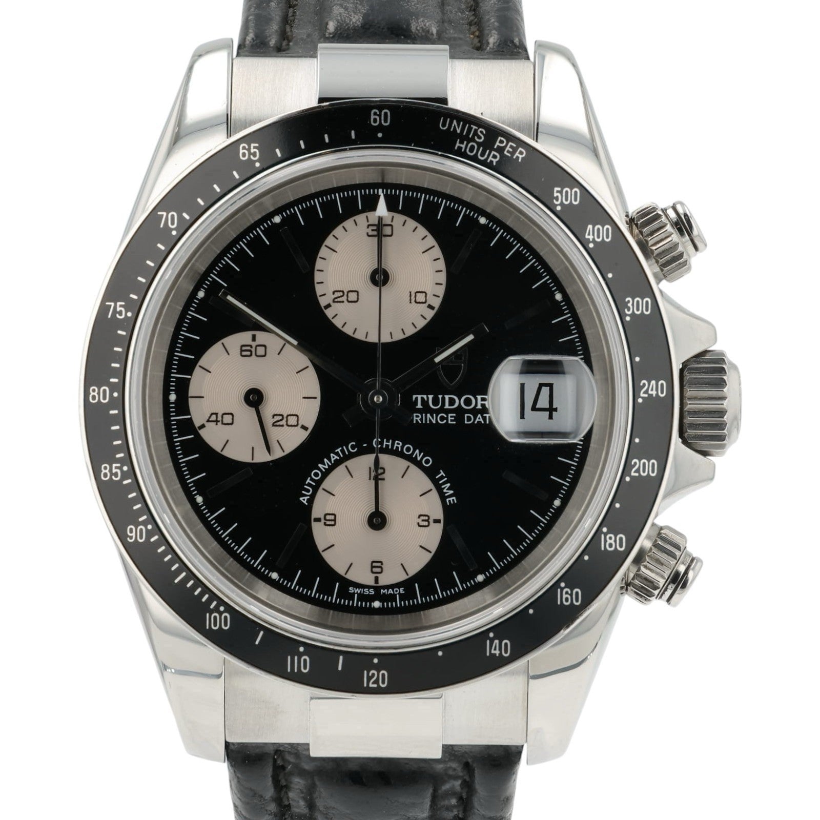 Tudor Chronograph Date Black Dial Stainless Steel 40mm Auto Men's Watch 79260P