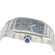 Cartier Santos de Cartier Steel Blue Dial 39.8mm Automatic Mens Watch WSSA0030