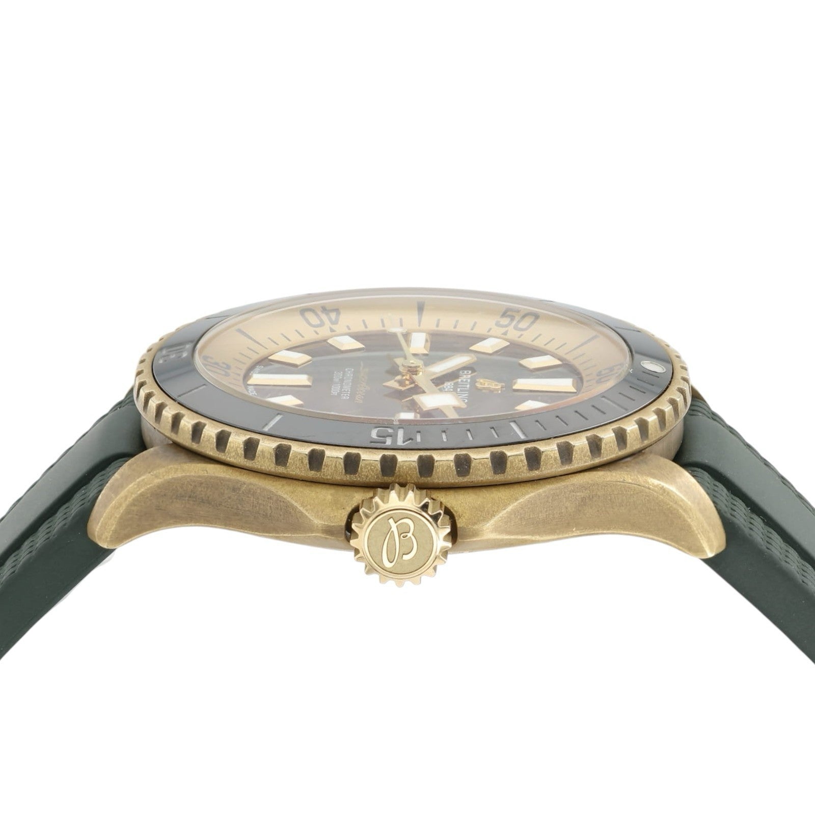 2026 SERVICE Breitling SuperOcean Green Dial Bronze 42mm Auto Men’s Watch N17375
