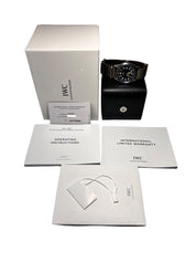 IWC Pilot's Spitfire Automatic Steel Mens Strap Watch Date IW326801 B&Ps