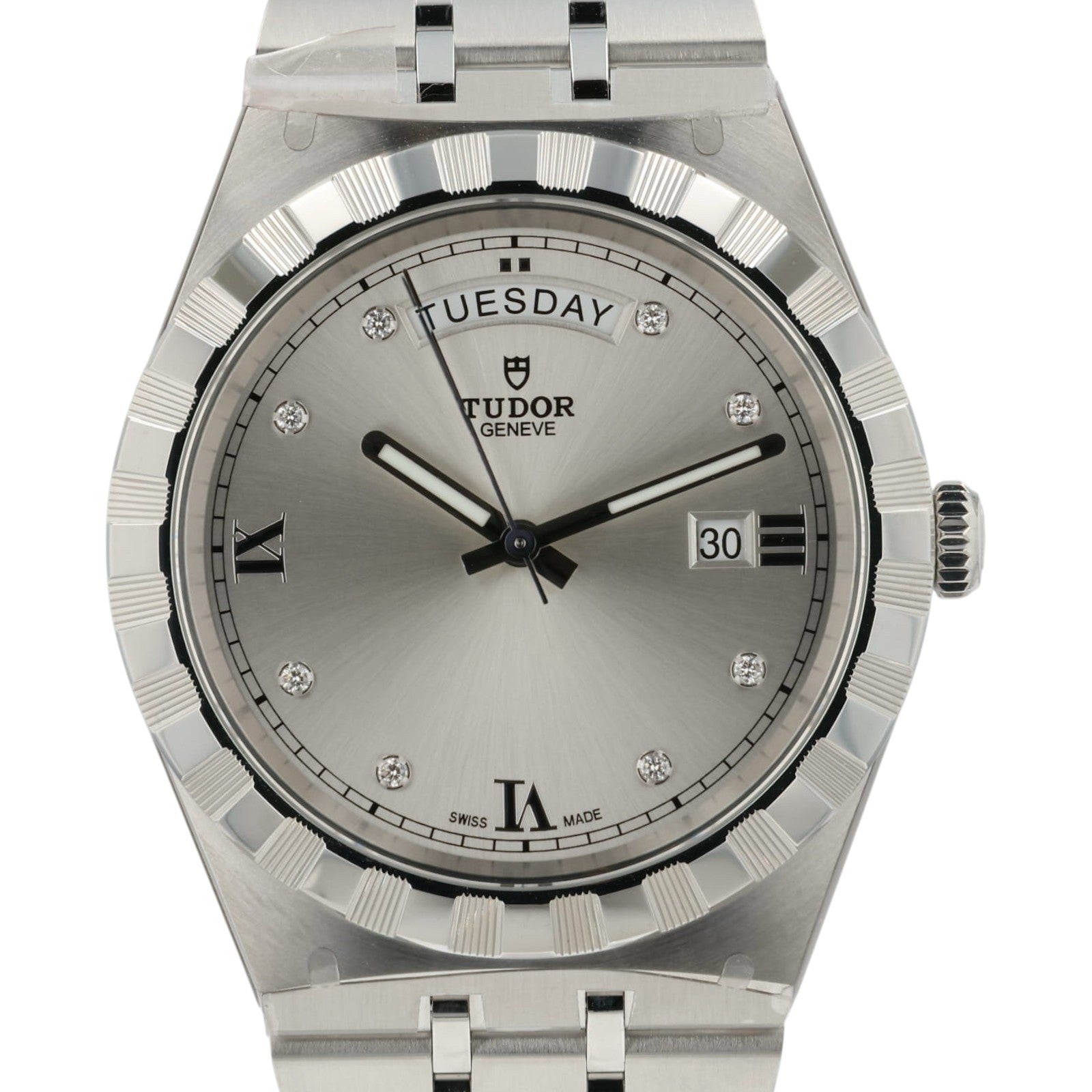 NEW 2023 Tudor Royal Silver Dial Stainless Steel 41mm Automatic Mens Watch 28600