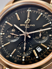 Breitling Transocean Chronograph 43 Rose Gold Automatic Men’s Watch RB0152