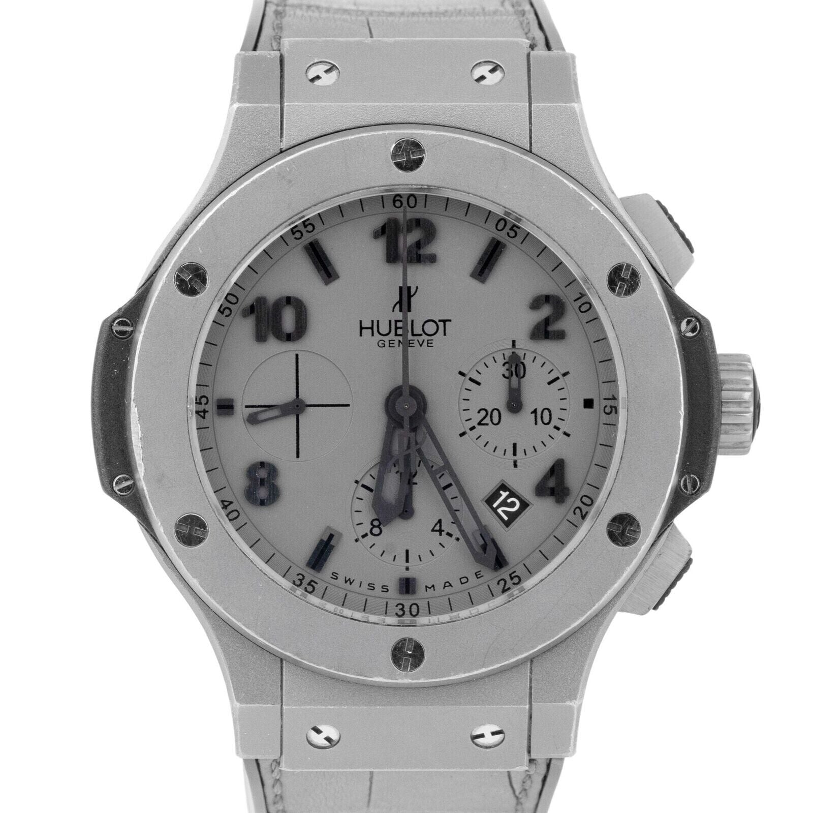 Hublot Big Bang Tantalum Gray Chronograph Arabic Black 44mm Watch 301.AI.460.RX