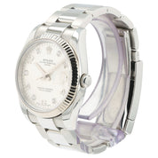 Rolex Date Silver Dial Stainless Steel 34mm Automatic Unisex Watch 115234