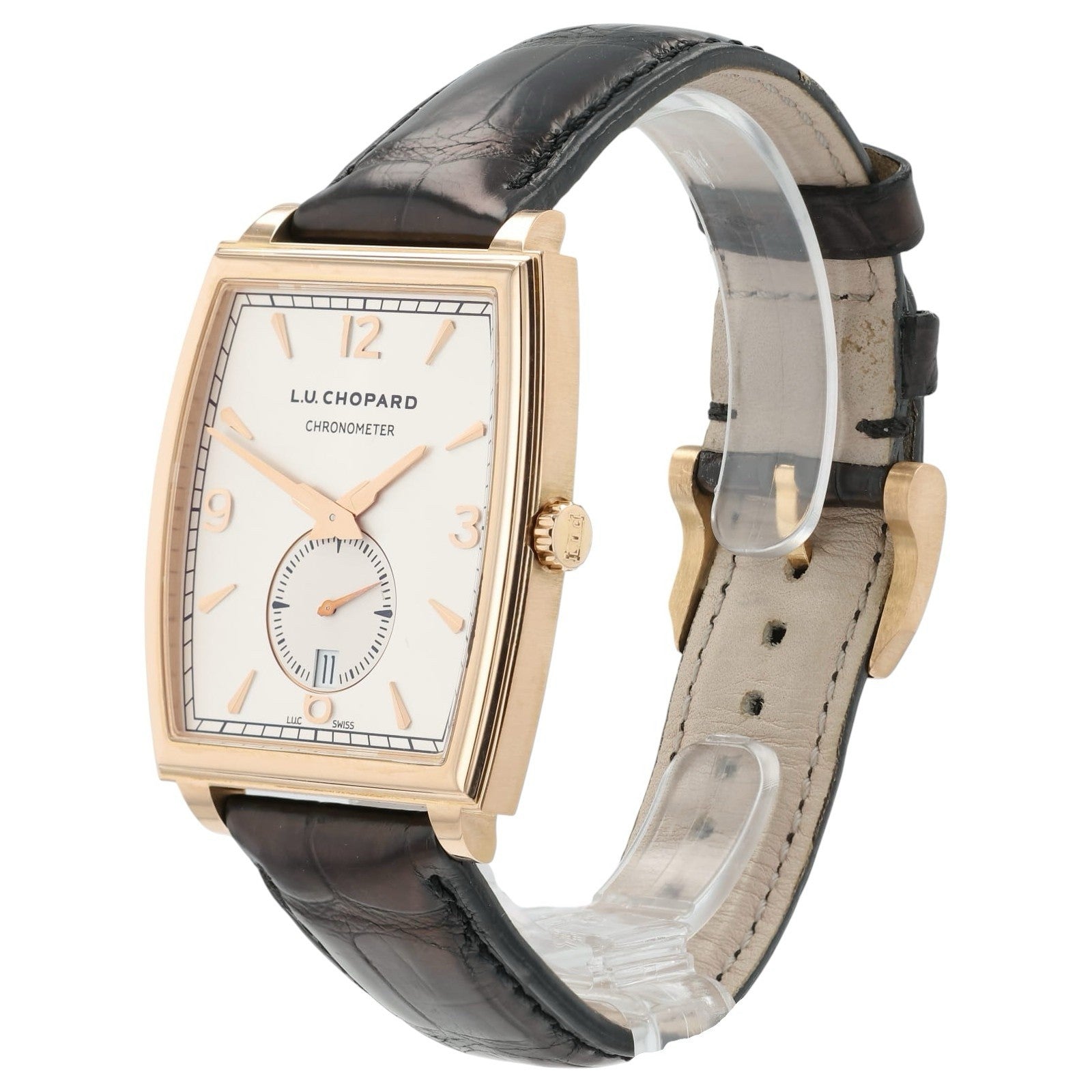Chopard LUC Silver Dial 18k Rose Gold 40mm Automatic Men’s Watch 162294-5001