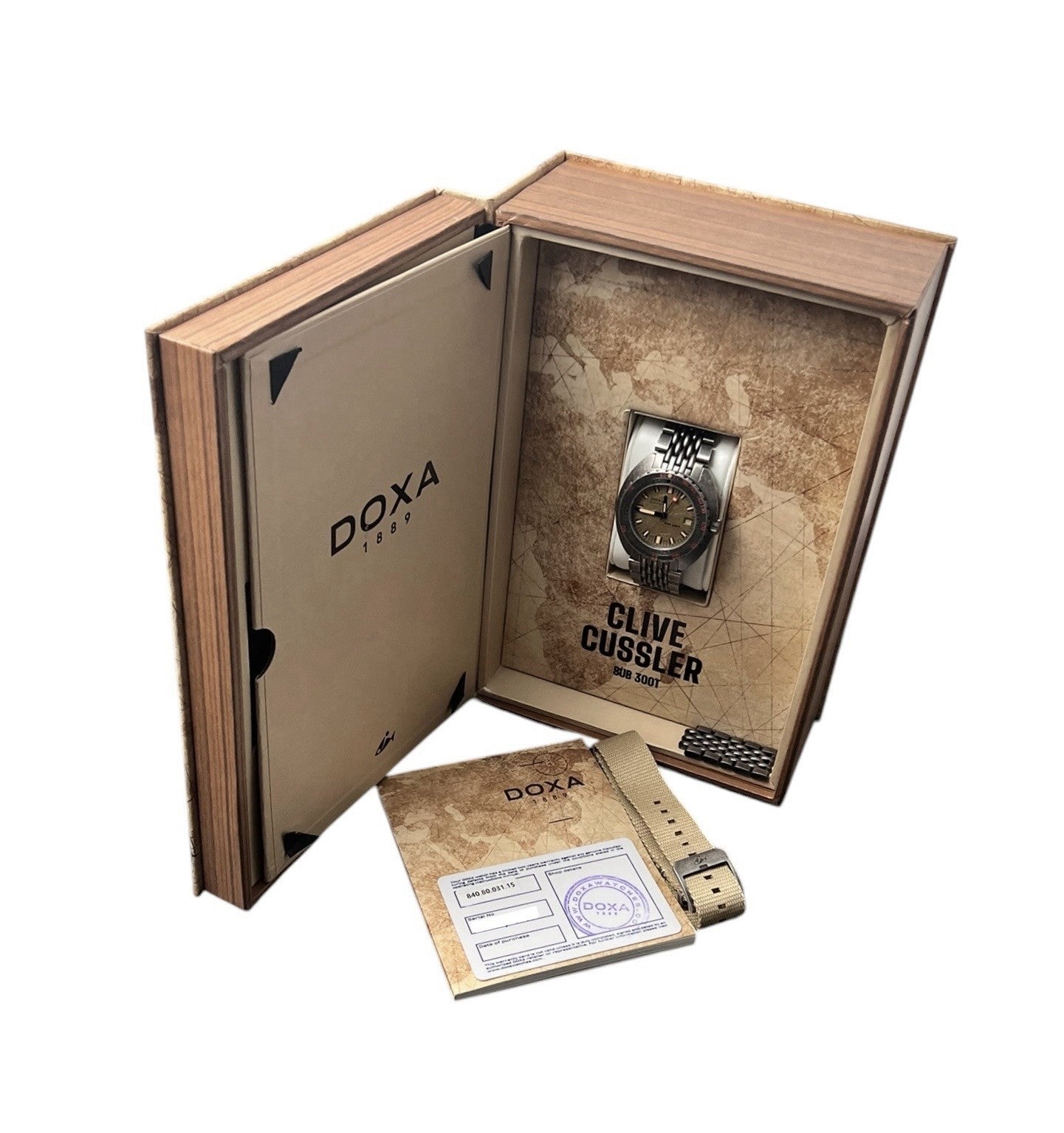 Doxa Sub 300T Clive Cussler Stainless Steel 42.5mm Automatic Men’s 840.80.031.15